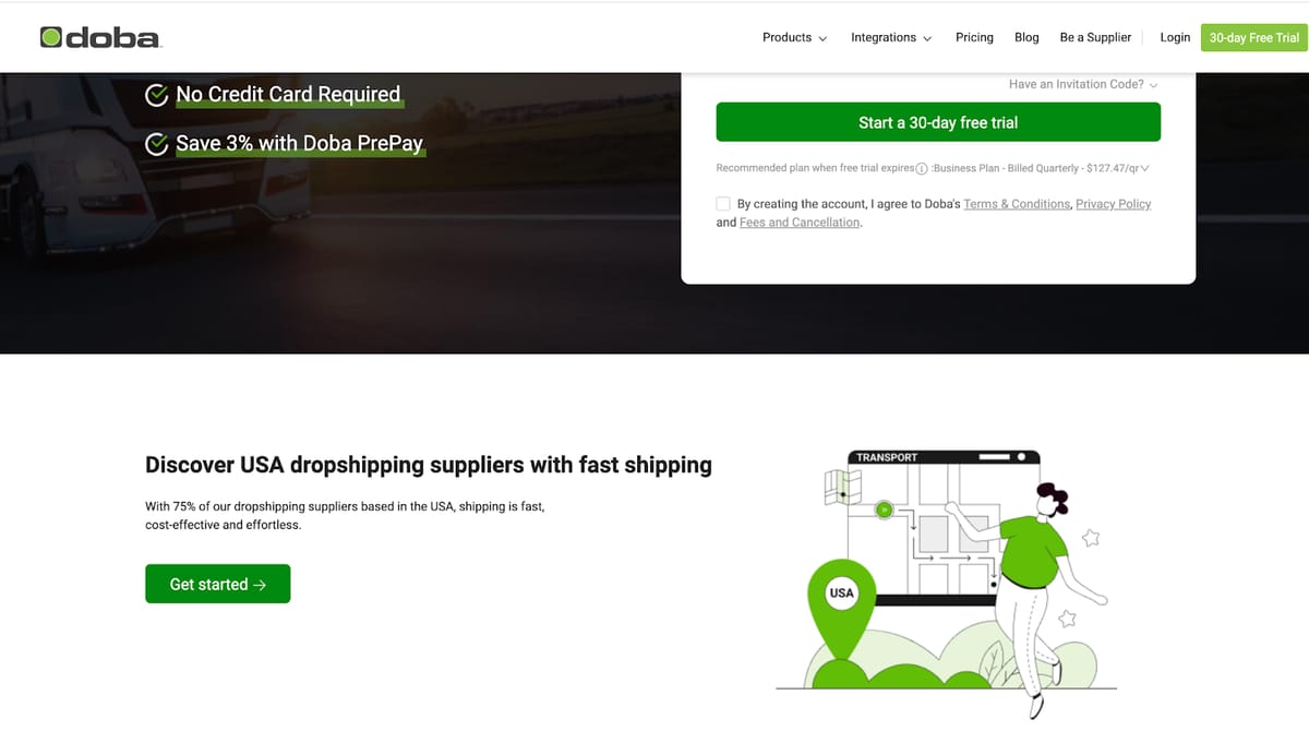 doba-home-page